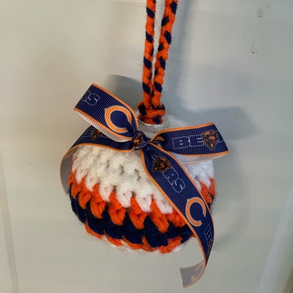 Hand Crafted Other - Crocheted CHICAGO BEARS Keepsake Ornament